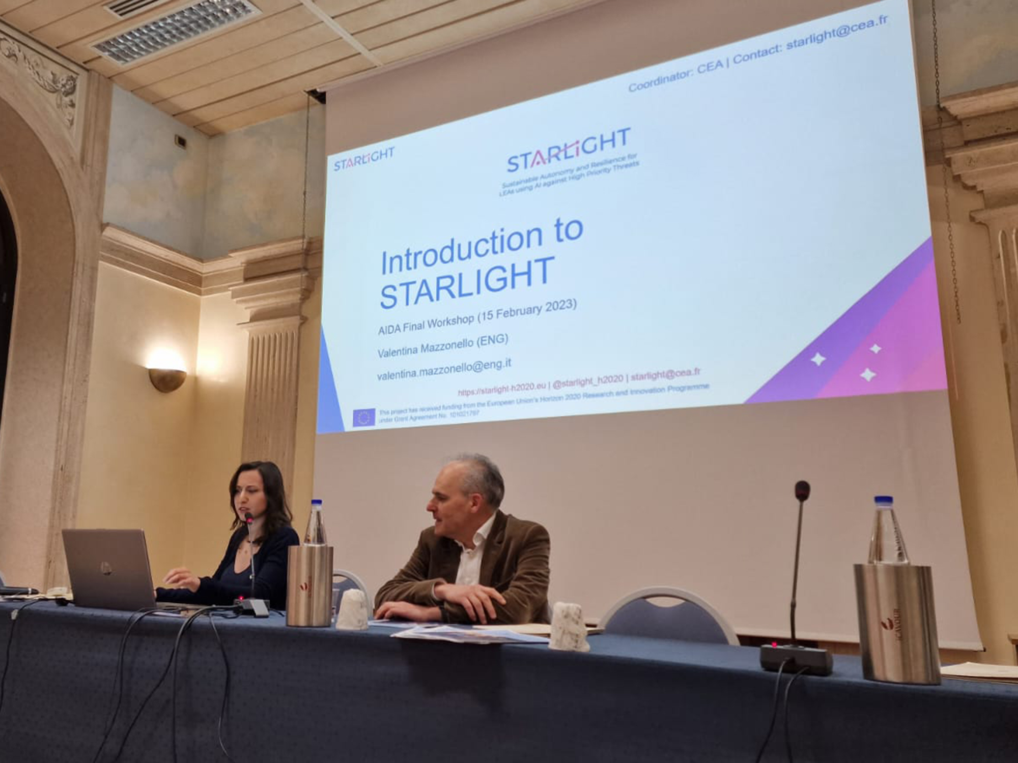 STARLIGHT was presented at the Final AIDA Workshop in Rome